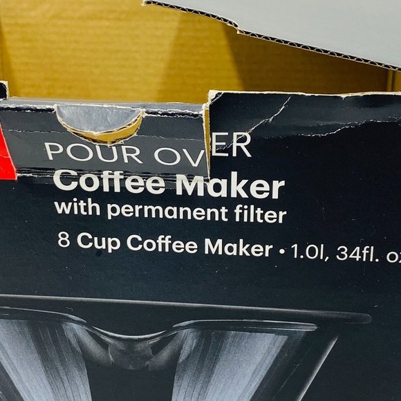 Bodum Pour Over Coffee Maker with Permanent Filter 8 Cup, 1.01, 34 fl. oz - Picture 9 of 9